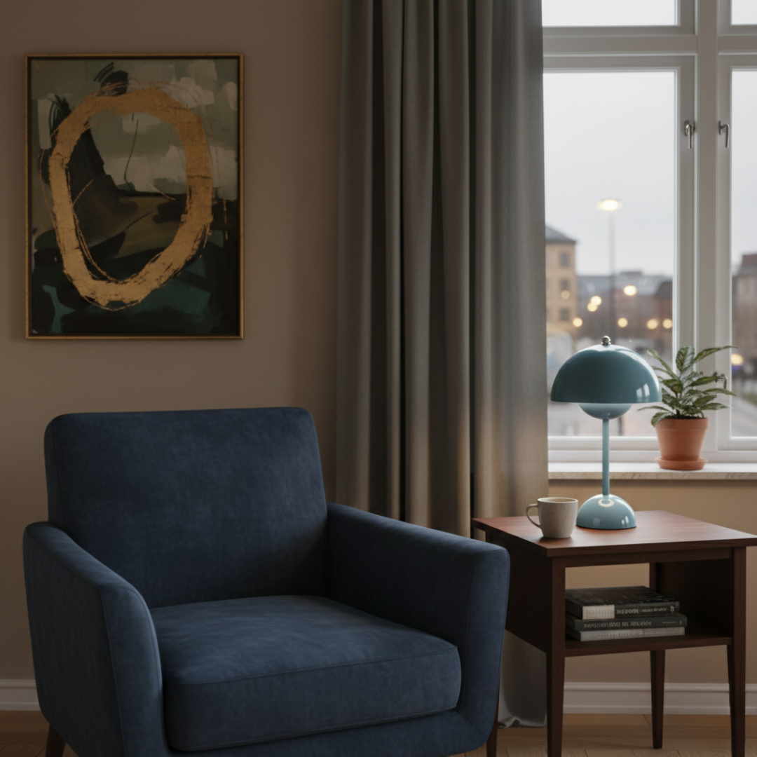 Bordslampa Batteri Svamplampa Flowerbud – Batteridriven LED med 5000 mAH för Mysig Belysning 7