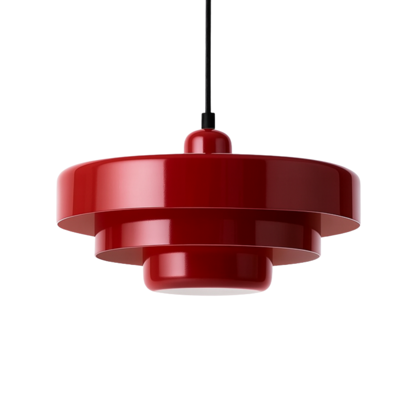 Pendellampa i Bauhaus-stil med Metallskärm – Elegant Taklampa för Sovrum och Matsal 11