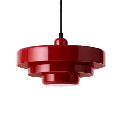 Pendellampa i Bauhaus-stil med Metallskärm – Elegant Taklampa för Sovrum och Matsal 11