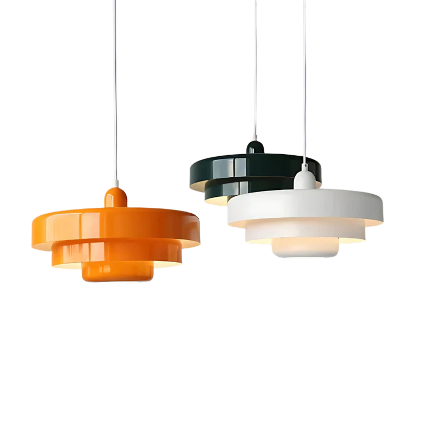 Pendellampa i Bauhaus-stil med Metallskärm – Elegant Taklampa för Sovrum och Matsal 1