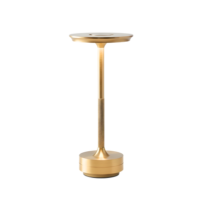 Portabel Bordslampa Mässing med Uppladdningsbart Batteri och Touchdimmer – Liten och Elegant Design för Inomhus och Utomhus 0