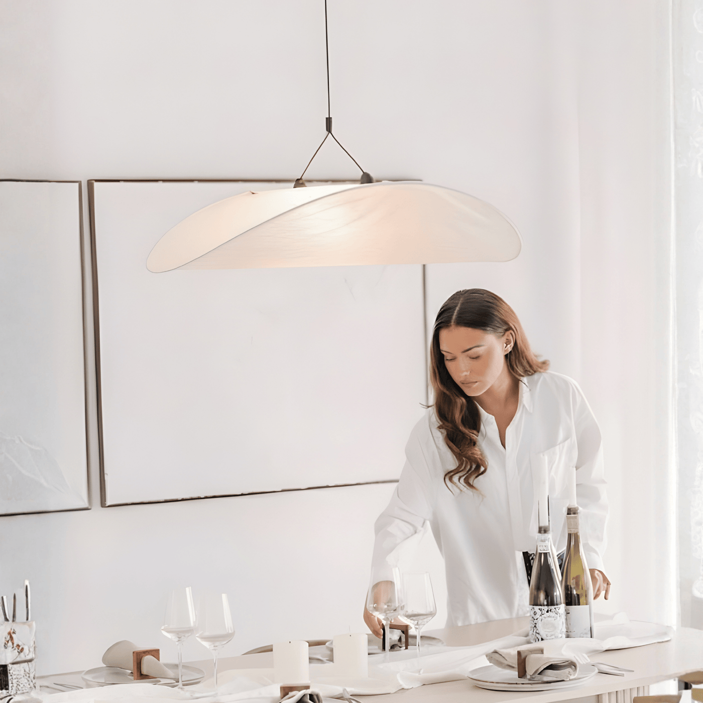 Taklampa Nimbus – Modern Molnliknande Taklampa för Vardagsrum och Sovrum, Finns i 60/80/100 cm 3