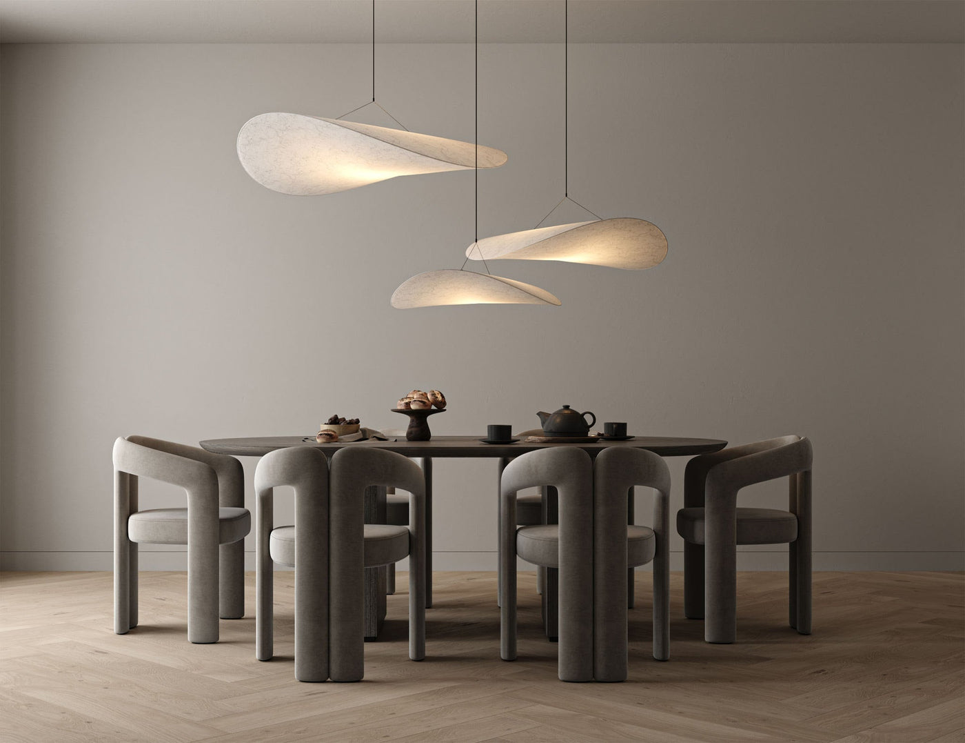 Taklampa Nimbus – Modern Molnliknande Taklampa för Vardagsrum och Sovrum, Finns i 60/80/100 cm 5